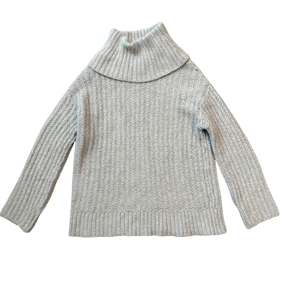 Maeve Anthropologie Women's Gray Knit‎ Boucle Chunky Sweater Small Fall
